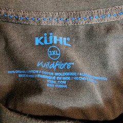 Lot of 3 Kuhl Wildfibre Organic Cotton CrewNeck T-Shirts Mens Sz 3xl XXXL