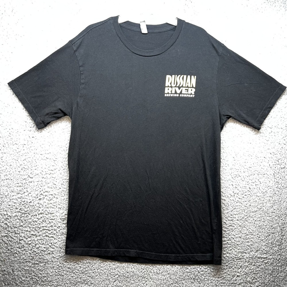 Russian River Brewing Shirt Men’s S Black Sonoma County Craft Beer Tee