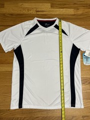 PBX Pro Athletic Shirt – Mens Medium – NEW with Tags – White with Blue