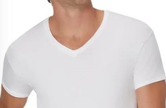 Lot 5 Hanes Men’s Undershirts Pack ComfortSoft V-Neck Cotton XL T-Shirts White