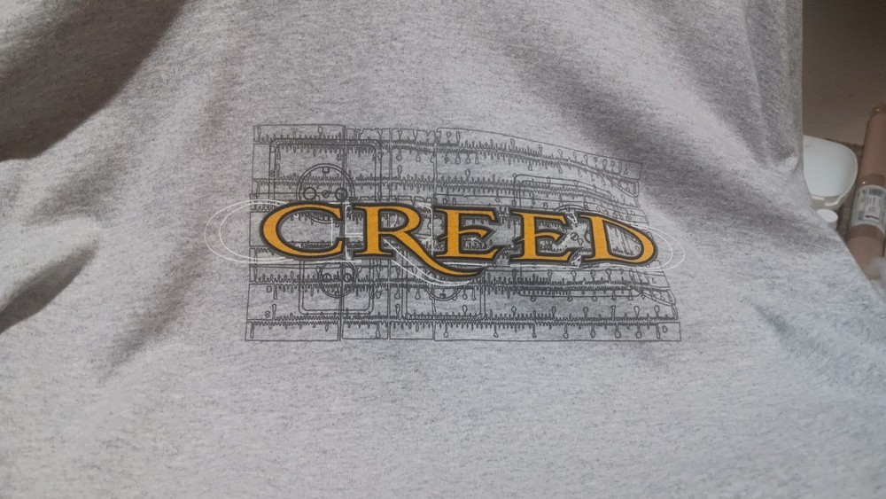 Creed Weathered Band Tour Shirt XXL World Tour Concert Grey Brand NEW NEVER WORN