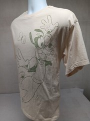 DISNEY MENS SMALL GOOFY “THE UNDERDOG ALWAYS COMES OUT ON TOP” T-SHIRT