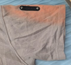 A-Cold-Wall Dark Slate Grey/Orange Studio Cotton T-Shirt, Size Medium