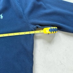 Polo Ralph Lauren Men’s Thermal Long Sleeve Waffle Knit Shirt Black