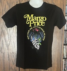 Margo Price Outlaw Country Music Men’s Small T-Shirt Black Rose Skeleton Tour