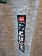 Hanes Ultimate X-Temp Mens Size XXL(50-52) Short Sleeve T-Shirt Odor Control NWT