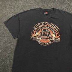 Johnny Cash Zion Roots Wear 2007 T Shirt Men’s Size 2XL Black Country Tee