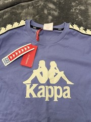 Mens Retro Vintage Kappa Soccer T-shirt Lilac Purple Size XL Extra Large Tags