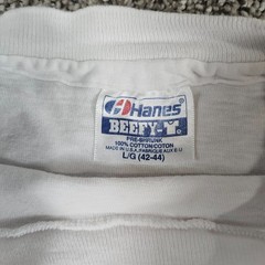 Vintage Myrtle Beach Shirt Mens Large White AOP 90s Single Stitch Palm Boat Art