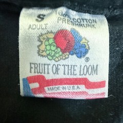 Vintage Fruit of the Loom Reno Eagle Graphic Tee Black USA Made Cotton Adult S