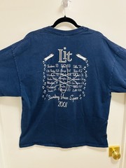 LIT Band 2001 Invading Your Space Tour OG XL VTG RARE Atomic My Own Worst Enemy