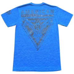 New Men’s American Fighter Fieldon Athletic MMA Ink Blue T-Shirt XS-4XL