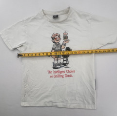 NEW BALANCE X LEVITZO “THE INTELLIGENT CHOICE OF GRILLING DADS” T-SHIRT White M