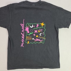 Mixed Nuts Men’s Shirt Large Black Single Stitch Art Graphic Hanes