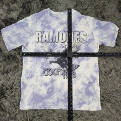 Ramones Shirt Mens Medium Purple Tie Dye 1978 Tour Band Music Punk Rock 70s Flaw