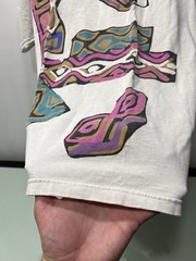 Vtg 90s Thrashed Faded Abstract Art Shirt XL Surf Skate Grunge Vaporwave OP