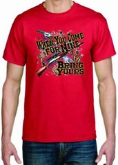 Adult DryBlend® T-Shirt – ( BRING YOURS – HUNTING / GUN / 2ND AMENDMENT)