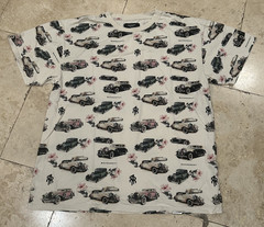 Represent England Vintage Car T-shirt Sz-L