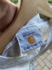 1980s Carhartt Graphic T Shirt L Used Single Stitch USA Made Vintage