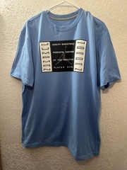 Jordan Jumpman Blue Graphic Logo Crew Neck Short Sleeve T-Shirt Size XL 647438