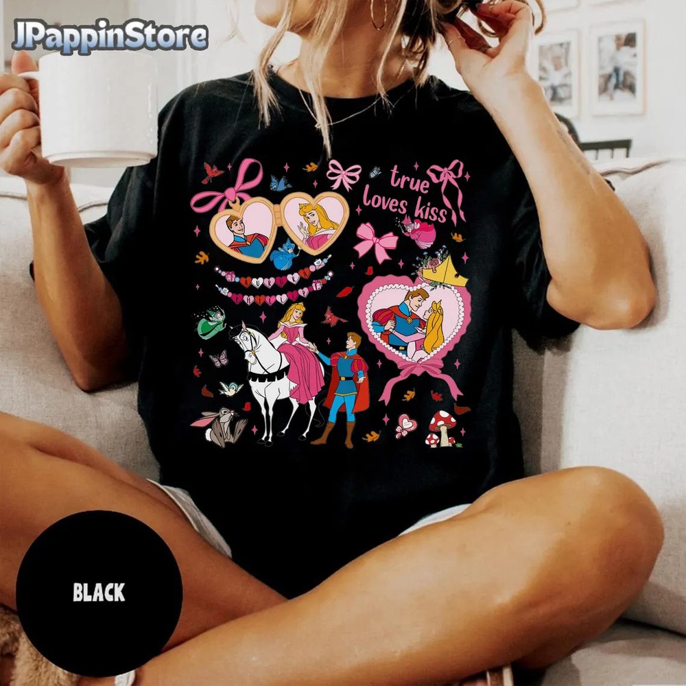 Sleeping Beauty True Love’s Kiss Shirt, Princess Aurora Prince Phillip