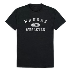 Kansas Wesleyan University Coyotes NCAA Distressed Arch College Tee T Shirt