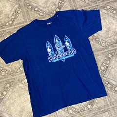 Suna Size L Blue Hawaiian Style Longboard T Shirt