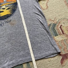 80s Save The Bales T Shirt Tri Blend Vintage XL Rayon Gray Drug Humor Florida
