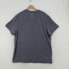 APT.9 Shirt Mens 2XL Gray Heather Premier Flex Short Sleeve Henley Tee Stretch