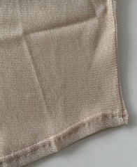 INCERUN Men’s Gold Size XL Scoop Neck Sheer Mesh Metallic Pocket Tank Top