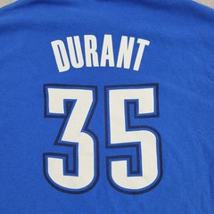 Oklahoma City #35 NBA Shirt Mens Medium Kevin Durant Blue Graphic
