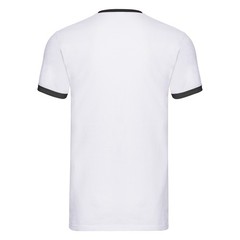 Fruit of the Loom Cotton Ringer T – Contrast Collar/Hem T-shirt