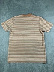 Teddy Fresh Shirt Mens Small Embroidered Striped Skate Punk Orange H3H3 T Tee