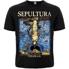 Sepultura “Chaos A.D.” Black T-Shirt slayer obituary (3)