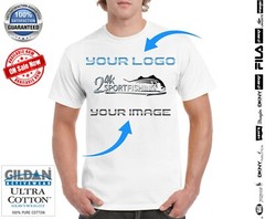 Custom Printed T-Shirts Gildan 100% Heavy 5.3oz Cotton S/M/L/XL