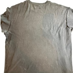 Purple Brand Mens XL Distressed Angel Graphic T-Shirt Faded Black Reverse Seam