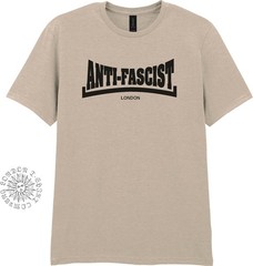 Anti Fascist Protest T-Shirt – Political, Custom Print, Various Colours, S-XXL