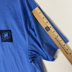 Nautique Shirt Mens 2XL Blue Surfing Riding Skiing Boat Graphic Tee Back Print
