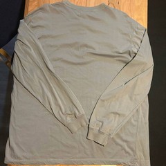 Banana Republic Mens XXL Gray Blue Long Sleeve Cotton Henley Shirt