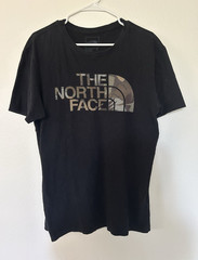 The North Face Mens Black Graphic Logo Crew Neck Short Sleeve Cotton Tee M