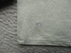 7 Diamonds Henley Shirt Mens Small Gray Core Long Sleeve Performance Tee Jersey