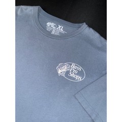 Bass Pro Shops Mens XL Blue Probasstination Fishing Graphic T-Shirt Cotton Tee