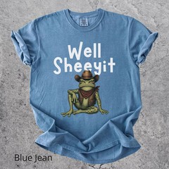 Comfort Tee Well Sheeyit Frog Funny Quote Animal Graphic Tee Shirt