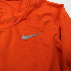 Nike Pro Dri-Fit Long Sleeve Shirt Men’s Orange Used L