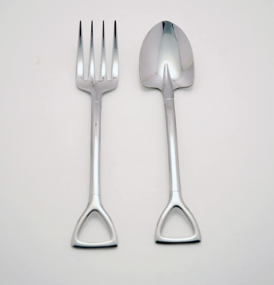 eve-mode The country story Scoop Shovel Spoon & Fork Large Stainless Steel