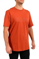 Hugo Boss Men’s “Tiburt 256” Crewneck Logo Short Sleeve T-Shirt US 2XL IT 56