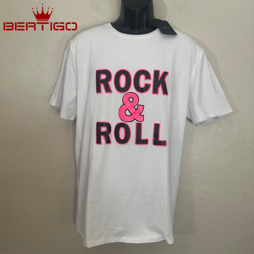 Bertigo Rock & Roll T Shirt 2XL New with tags 95% cotton / 5% spandex