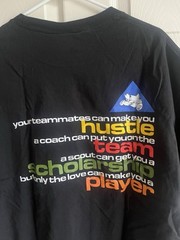 Nike No Routine Football Basketball Pro Combine NYC Men’s Shirt Black XL Vintage