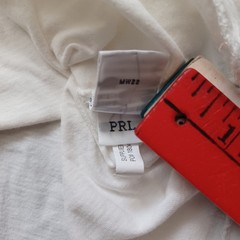Polo Ralph Lauren T Shirt Mens 2XB White Logo Pocket Tee Long Sleeve