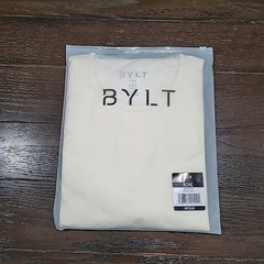 BYLT Premium Basics Drop Cut-Lux Signature Shirts In Color Bone Size M New